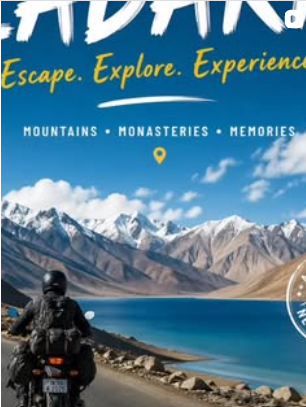 Escape to Ladakh 🏔️✨ High passes. Crystal lakes. Unreal road trips.